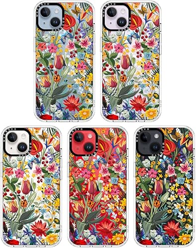 Miniatura 3 de MOSNOVO Funda para iPhone 14, Buffertech protección contra caídas de grado militar de 6.6 pies Tecnología antidespegar Diseño de funda transparente