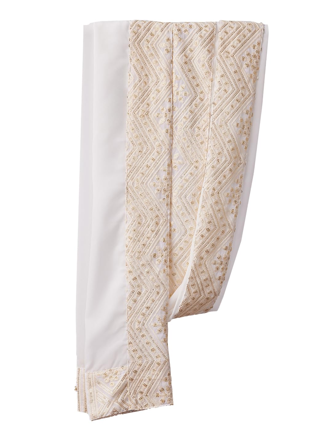 Men’s Embroidered Sequined Dupatta – Festive & Wedding Ethnic Stole-image-24
