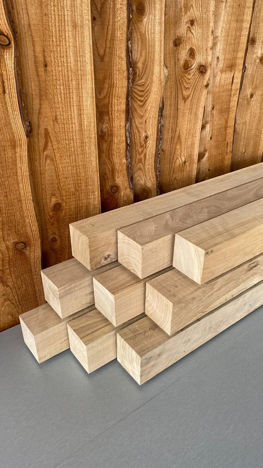 Eiche 9x9cm KANTHOLZ BALKEN SCHALUNG HOLZ BAUHOLZ 120cm LÄNGE (2)