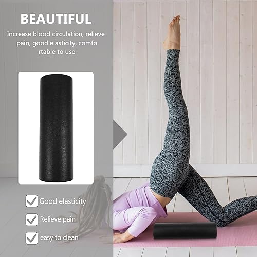 Miniatura 3 de Epp Yoga Roller Black for Muscle and Body Massage High-Resilience Foam Lightweight Fitness Tool for Back Neck Shoulder and Lower Limb Comfort and