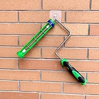 Vista 4 de Paint Roller Frame for General Core Roller Covers, 9-inch Non-Slip Roller Frame, Soft Grip Threaded Roller Handle