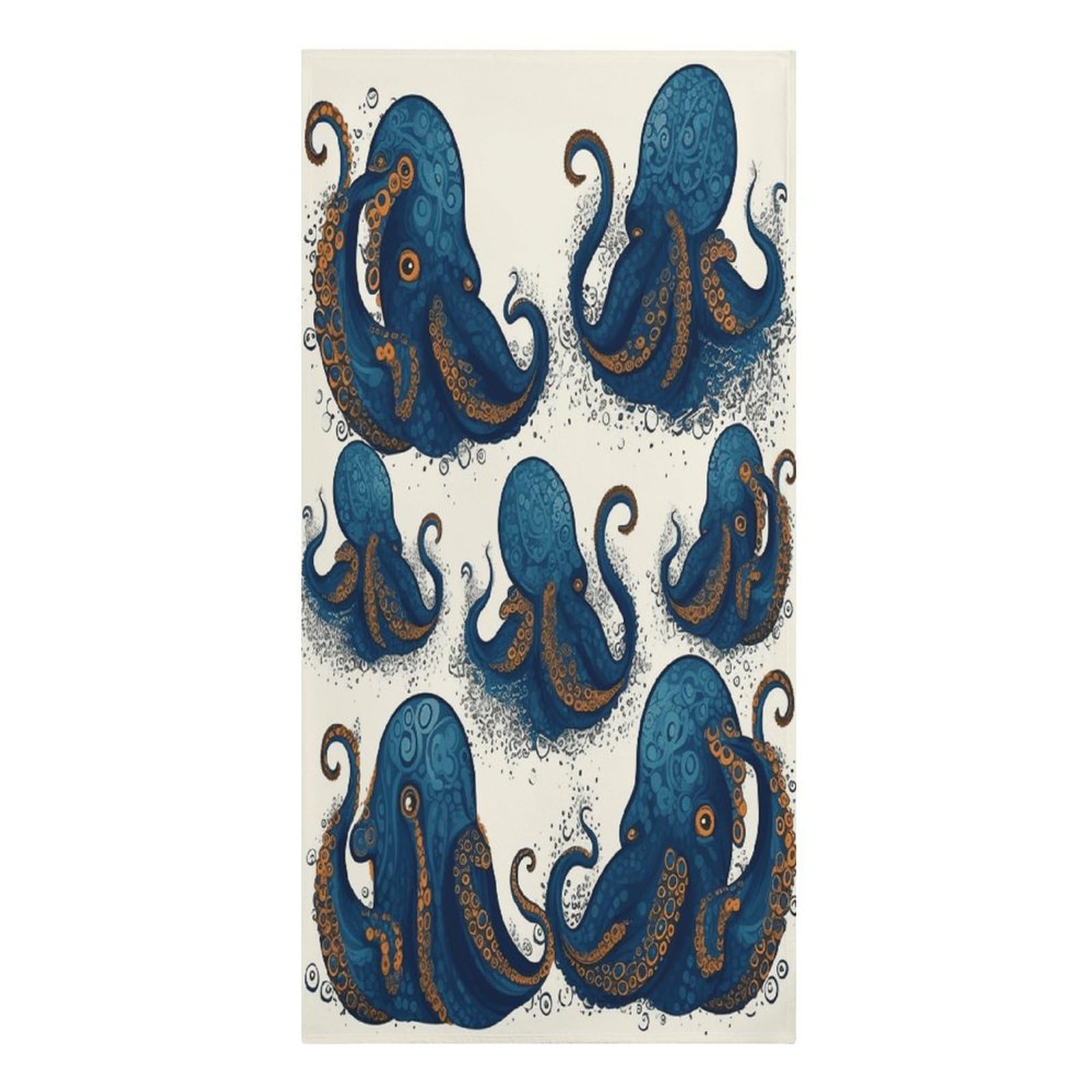 VstaDank Tentacles Octopus Beach Towel Microfiber Oversized Beach Blanket Super Absorbent Soft Pool Bath Towel Sand Free Quick Dry Travel Towels Gifts for Yoga Sports Adults 30" X 61"