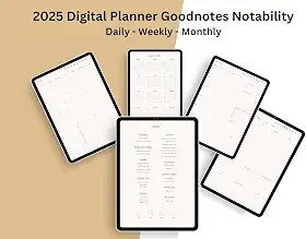 Digital planner 2025, Goodnotes planner, iPad planner, Notability planner, Dated digital planner, Digital calendar, Planner (English Edition)