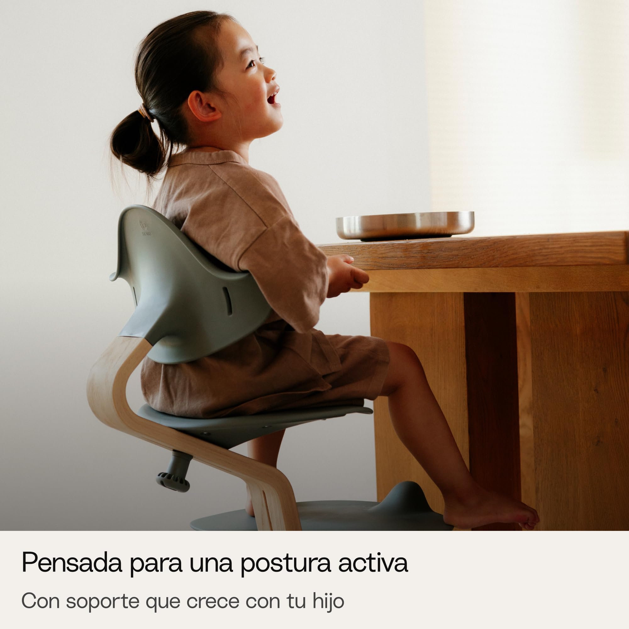 Stokke Nomi Trona con Set Recién Nacido, Baby Set y Bandeja, Gris