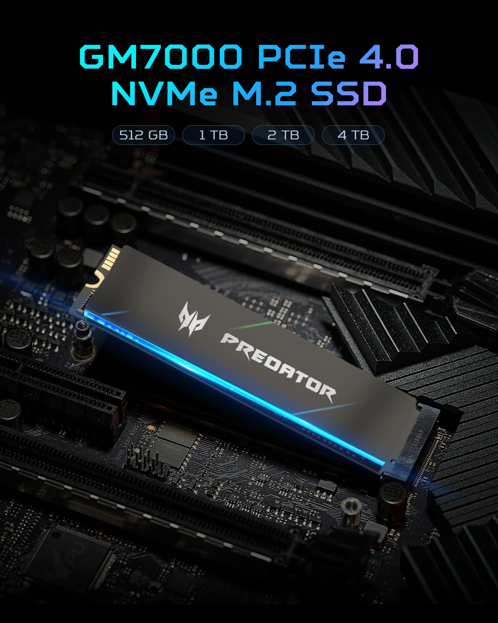 ACER PREDATOR SSD GM7 1Tb M.2 NVMe PCIe Gen 4x4