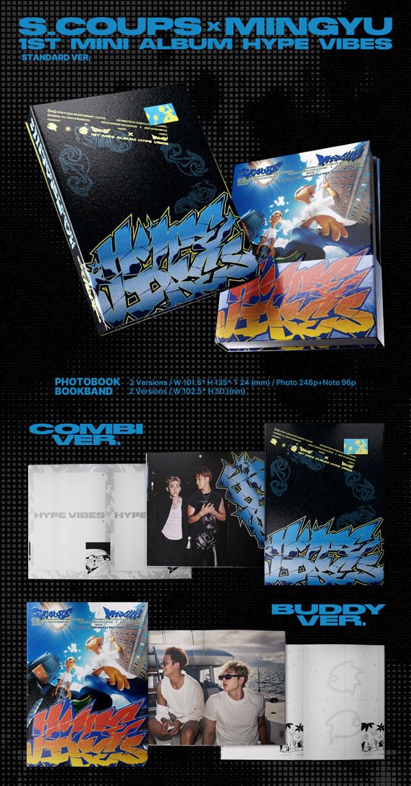 Amazon.com: CxM HYPE VIBES 1st Album [BUDDY Ver.] CD + Photobook +