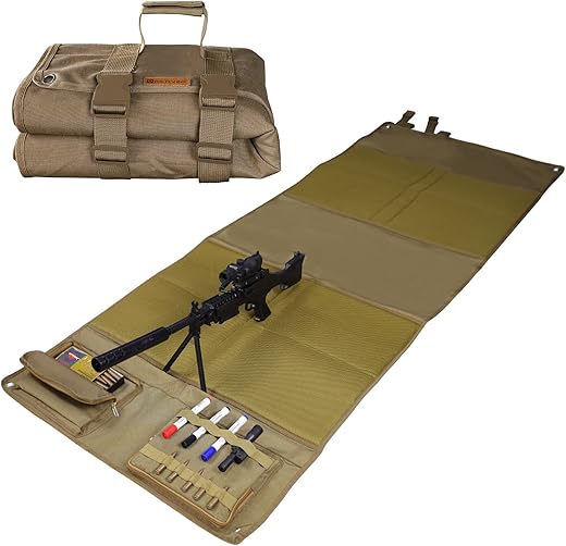 Shooting Mats Prone Padded, Extra Large Portable Roll Up Shooting Mat for Range Shooting and Hunting