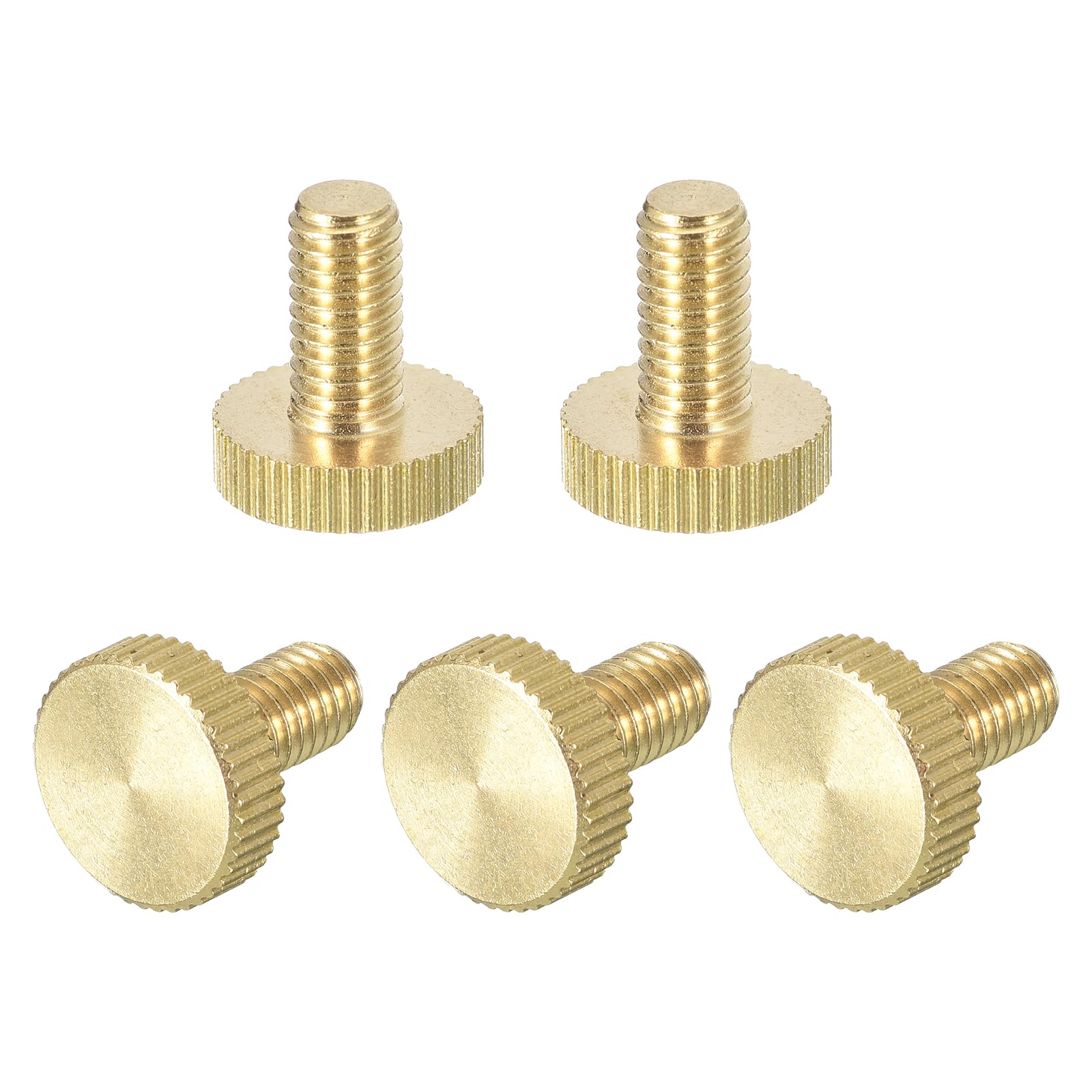 Brass Thumb Screws - M5 Knurled Fasteners -9