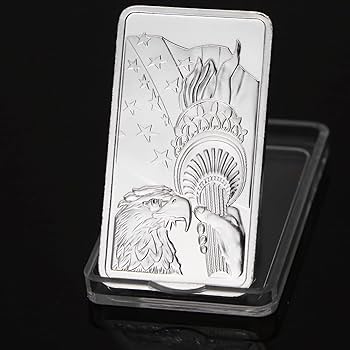 Steel Bar, 1 oz .999 Pure, Stamped Words ﹙1 Troy Ounce 100