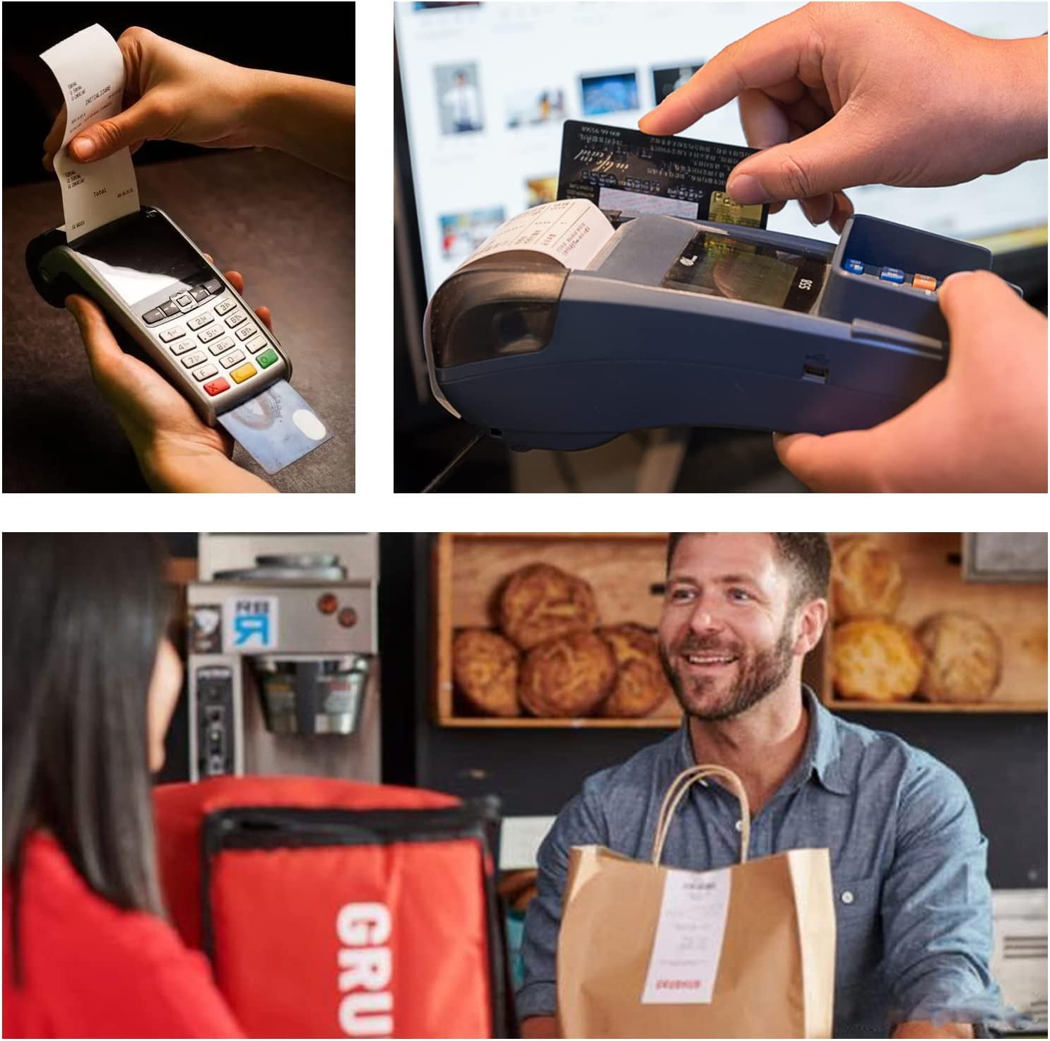 Immuson Rollos de recibos de papel térmico de 2 1/4 x 50 pulgadas, 2 x 50 pies, papel de recibos, POS, caja registradora, compatible con terminales de tarjetas de crédito Verifone (200 rollos)