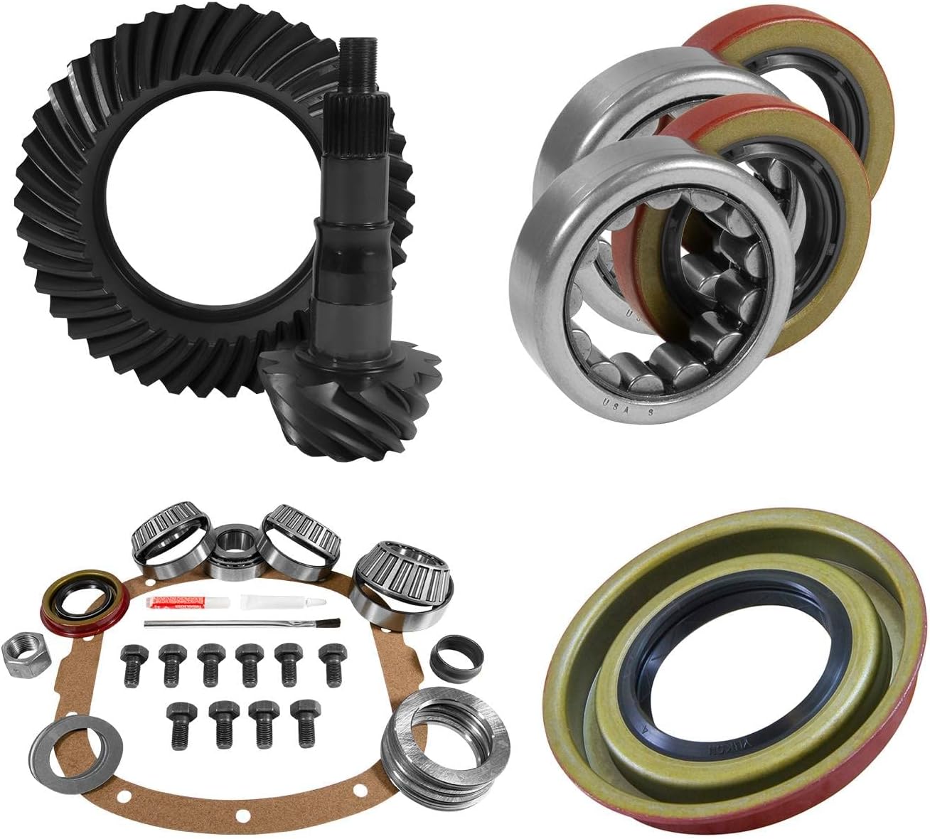 7.5"/7.625" GM 3.42 Rear Ring & Pinion, Install Kit, 2.25" OD Axle Bearings