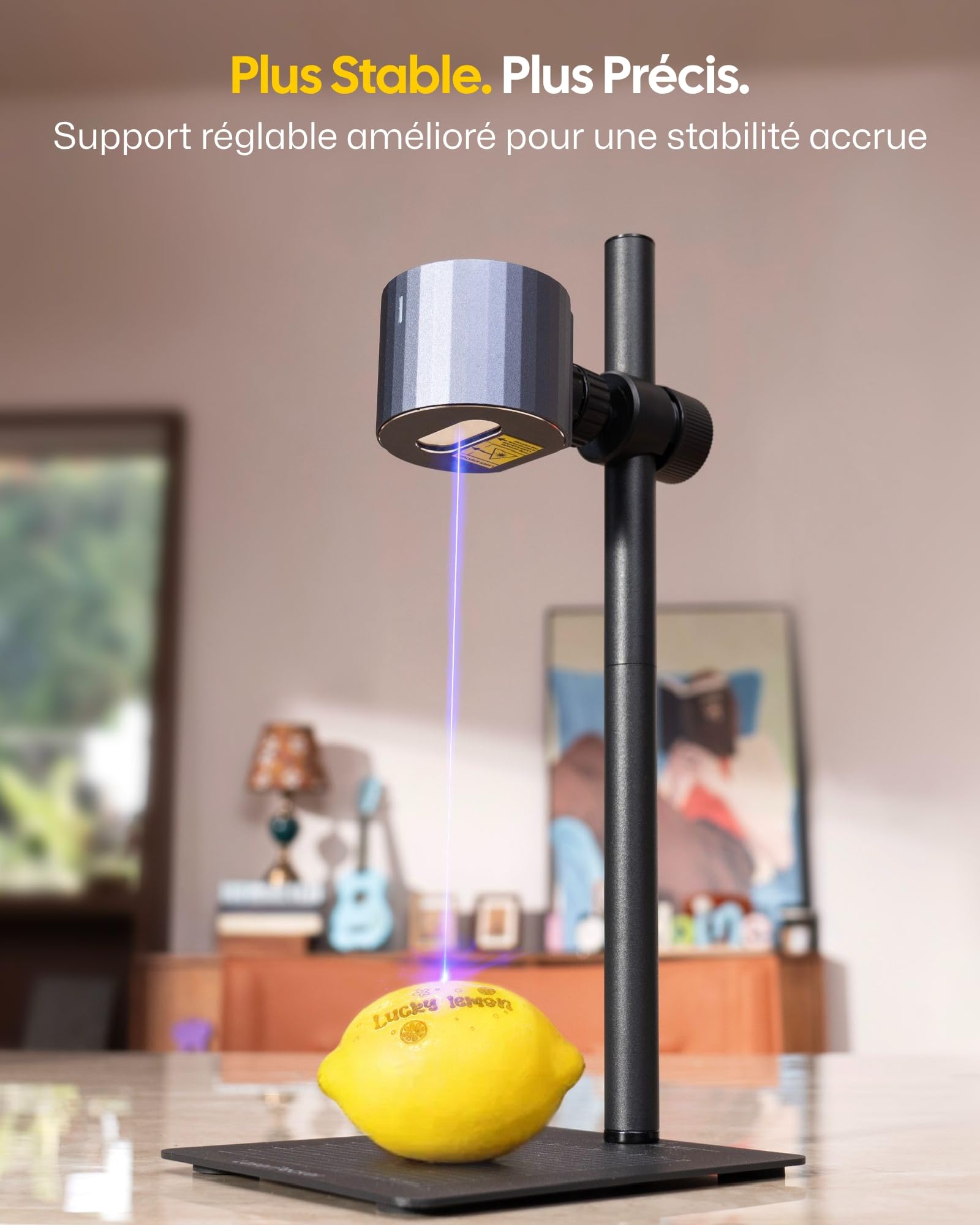 LaserPecker LP1 Plus graveur laser portable à diode 455 nm | 455 nm, format portable, débutants, bois, papier, plus de 100 matériaux, DIY, personnalisation, extérieur, marchés