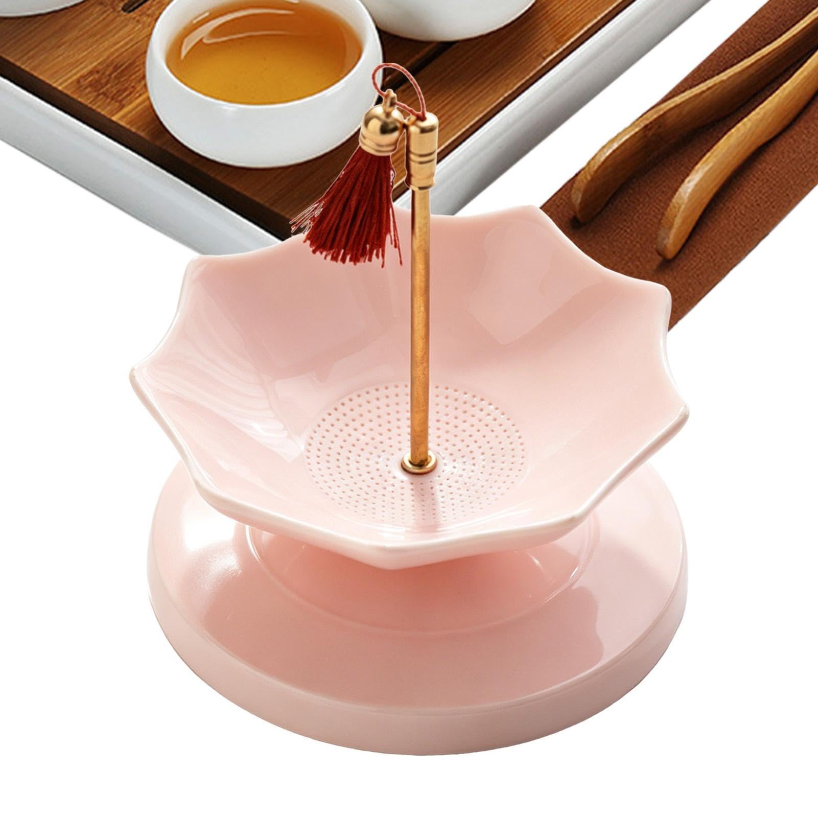 Théière feuille d'eau infuseur à thé en céramique et passoire pour cuisson pâtisserie
