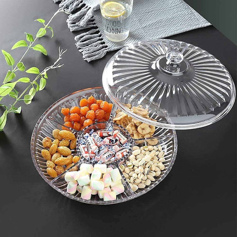 Buy Arcanine Acrylic Candy Dishes Dry Fruit Tray with lid Serving Salad