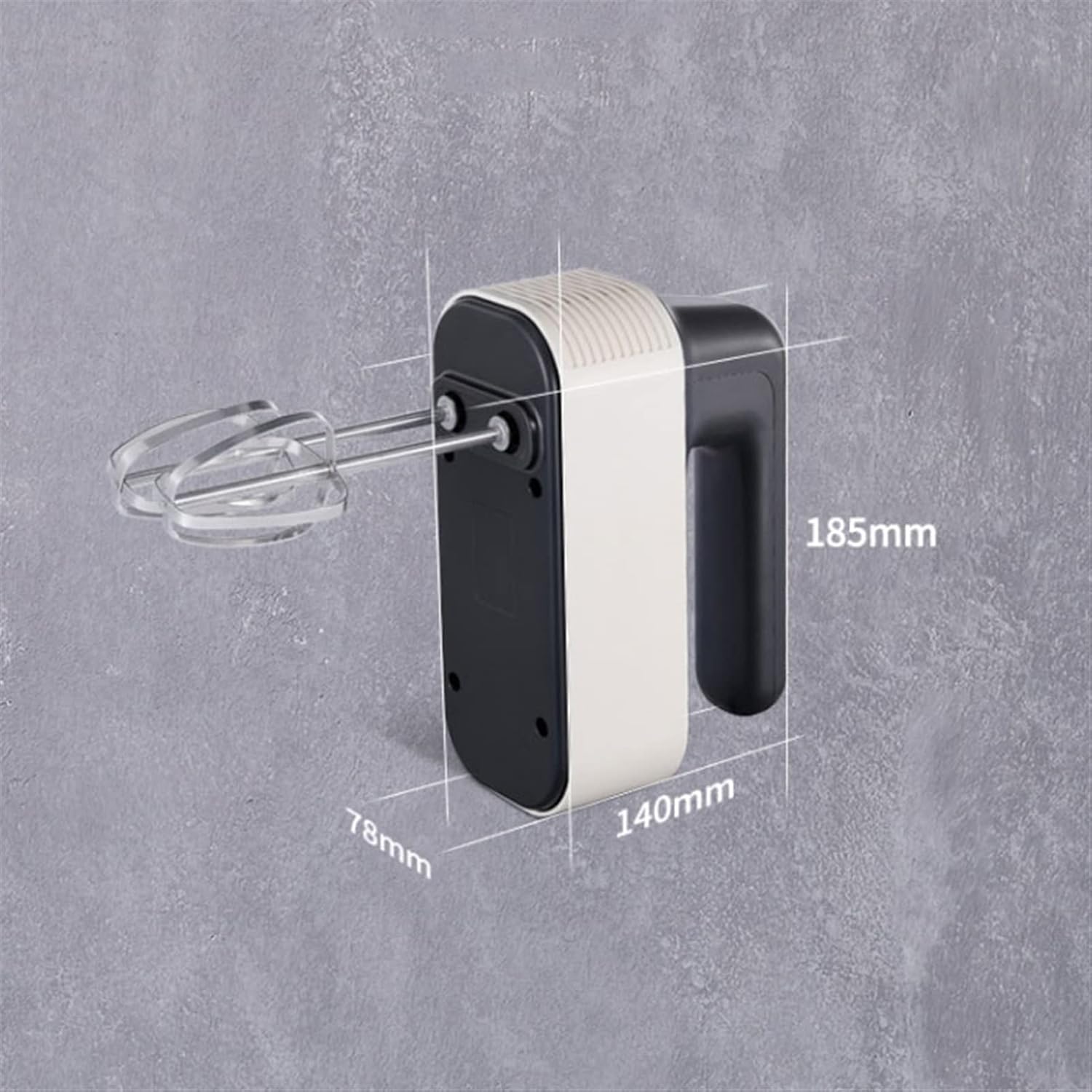 Egg Beater Electric Hand Mixer, 125W Power Handheld Mixer Kitchen for 5-Speed Baking Cake Egg Cream Food Beaters Whisk, with Storage Case Whisk