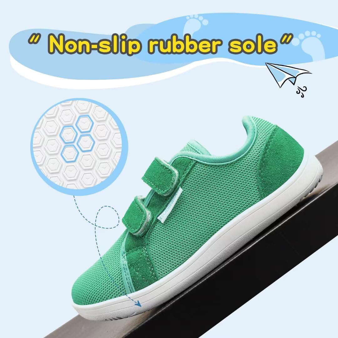 HOBIBEAR Kinder Breite Barfußschuhe für Jungen Mädchen Outdoor Trail Running Minimalist Walking Schuhe