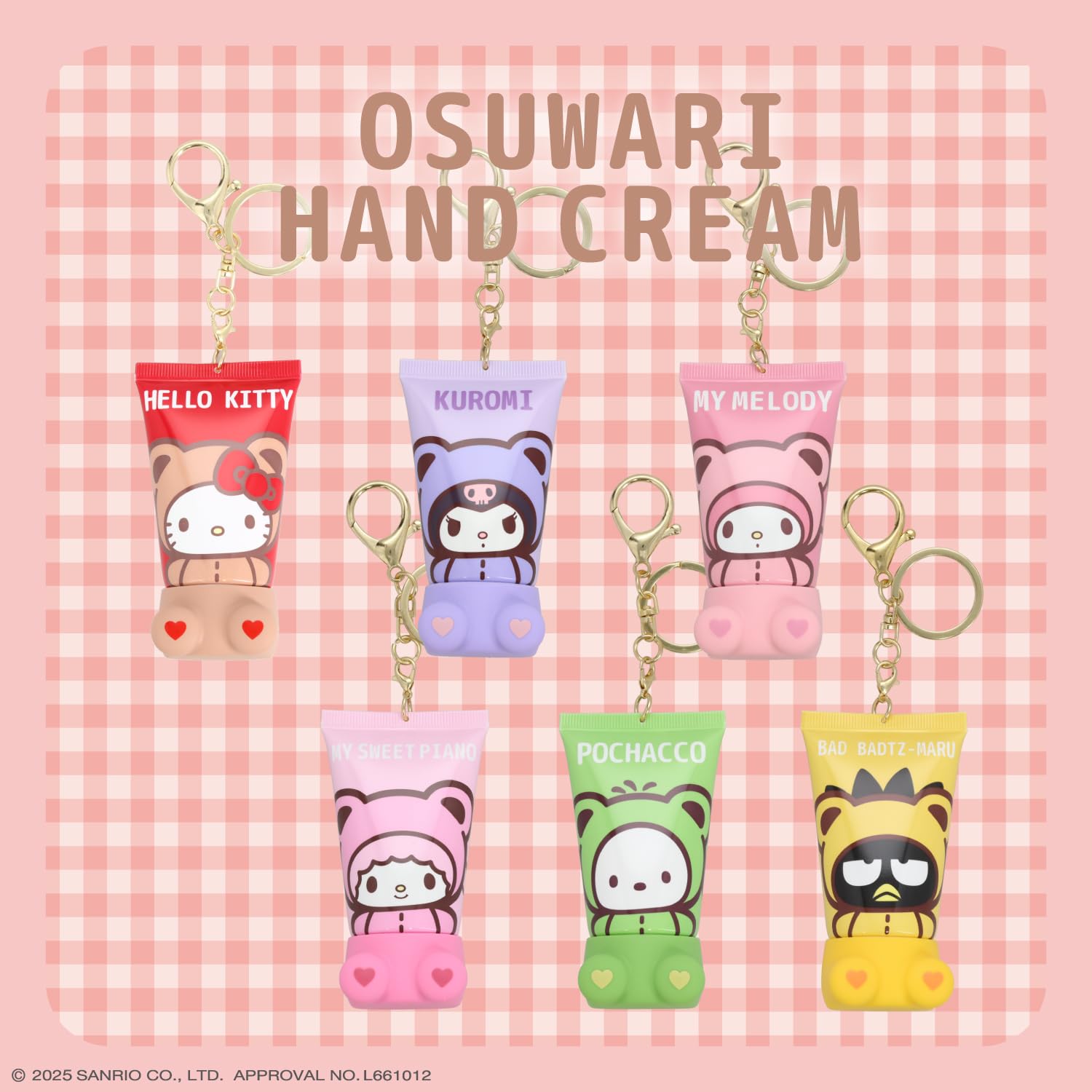 OSUWARI HAND CREAM 全種類セット Amazon.co.jp: shobido 粧美堂 サンリオ シークレット おすわりハンド