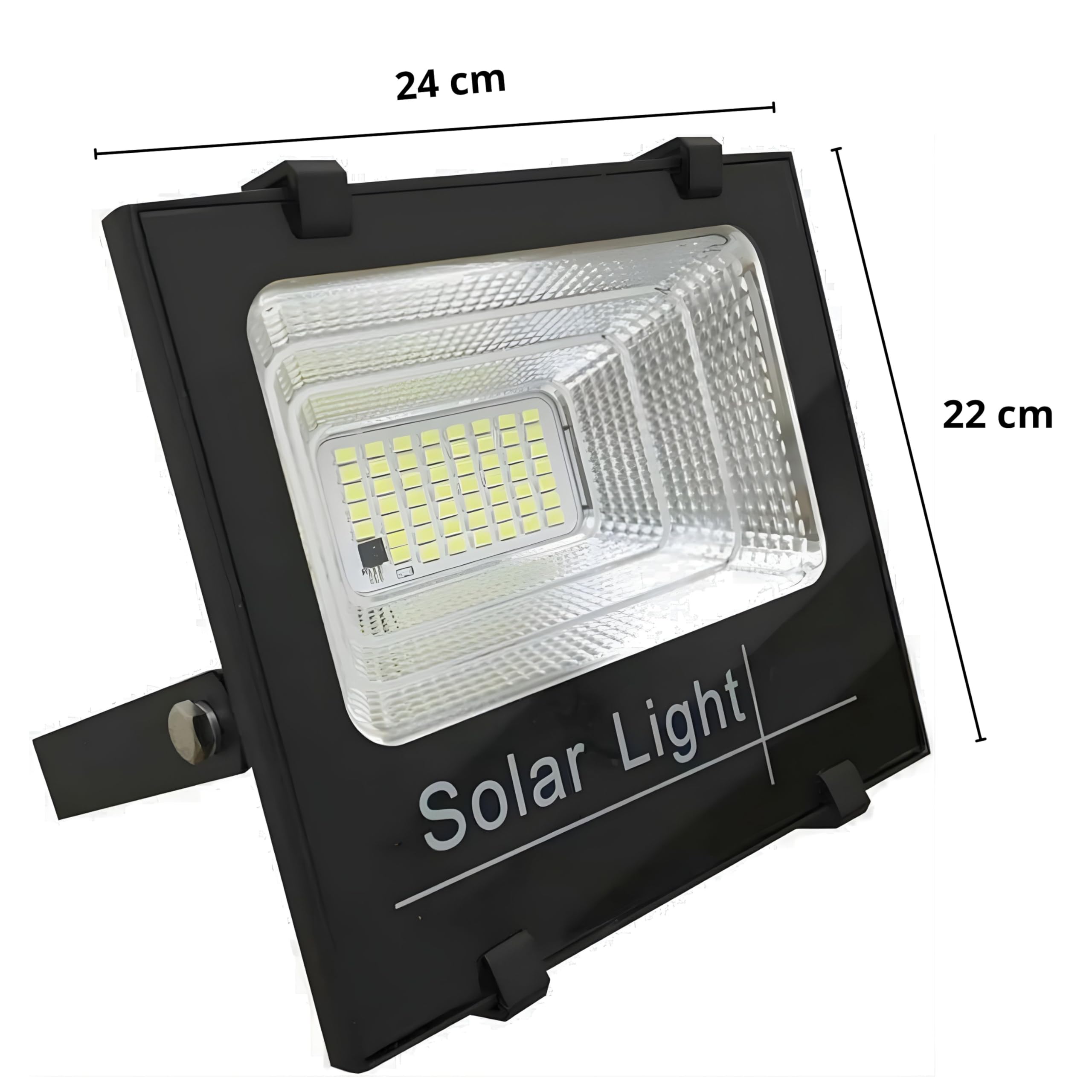 YASTA 3 Pezzi Faro LED 200W con Pannello Solare da Esterno, Luce LED Crepuscolare con Telecomando, Impermeabile IP65, Luce Fredda 6500K, Cavo 4M, per Casa Giardino Viale Garage Cortile