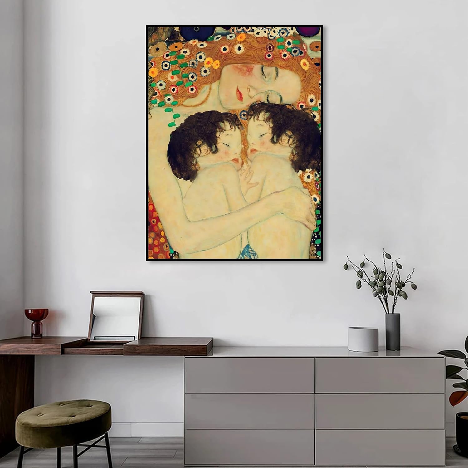 Amazon｜グスタフ・クリムト展ポスター母子壁画グスタフ・クリムト版画