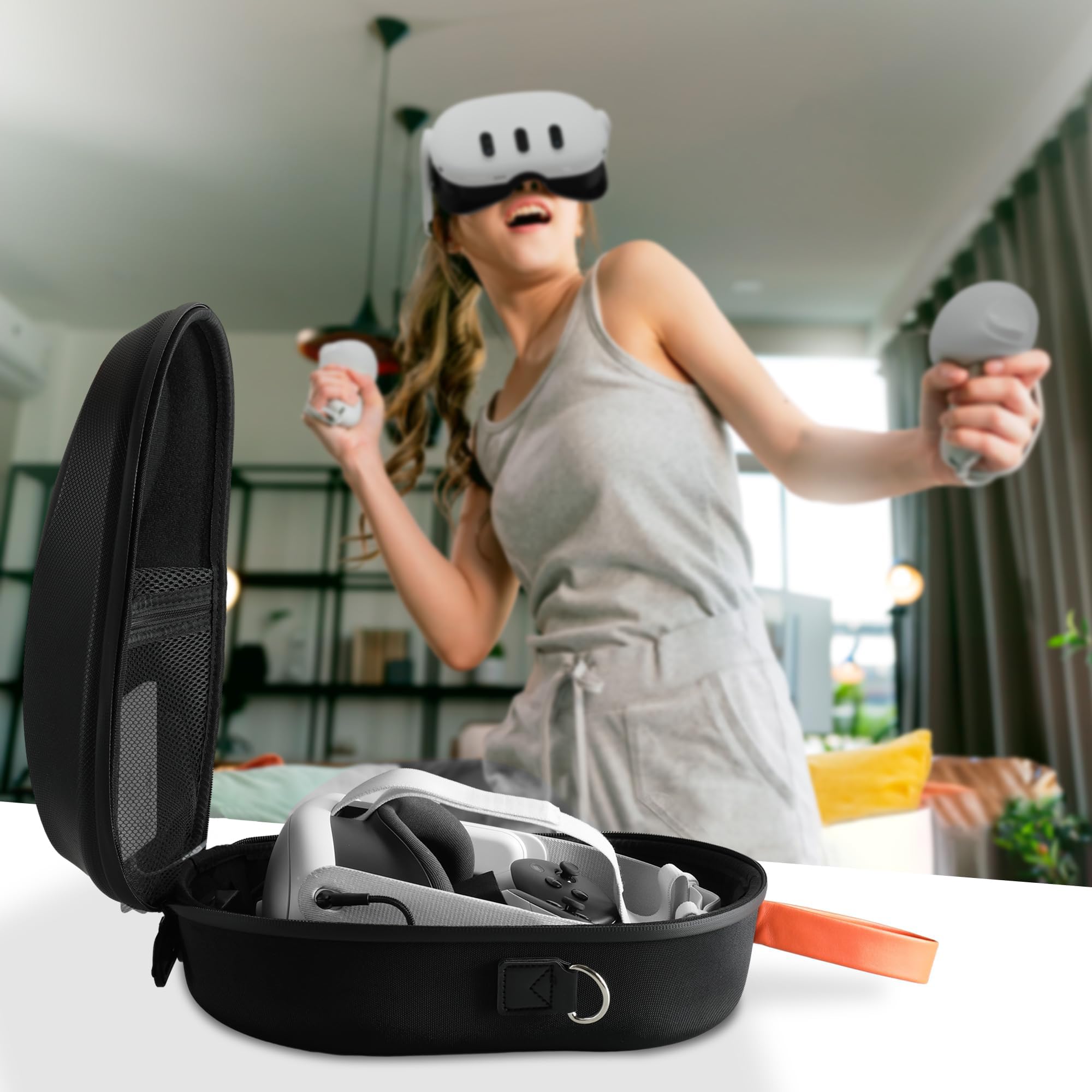 HiBloks - Funda de Transporte para Accesorios Meta Quest 3