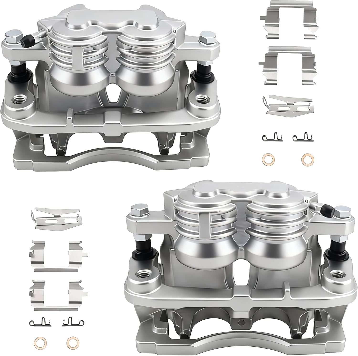 DRIVESTAR 18B4799A 18B4798A Front Brake Caliper, Compatible for 2004-05 Buick Rainier, 2006 Chevrolet SSR/ 2002-05 Trailblazer, 2002-05 GMC Envoy, 2005 Isuzu Ascender, 02-04 Oldsmobile Bravada