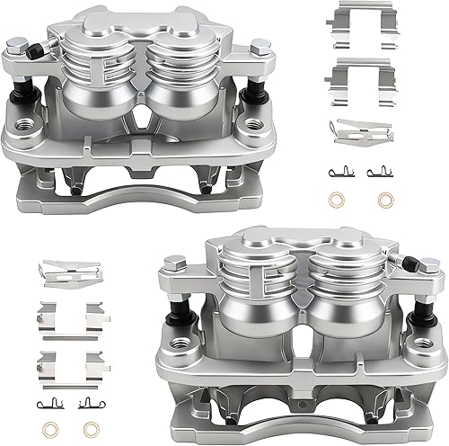 DRIVESTAR 18B4799A 18B4798A Pinza de freno delantero, compatible con Buick Rainier 2004-05, Chevrolet SSR 2006/2002-05 Trailblazer, 2002-05 GMC