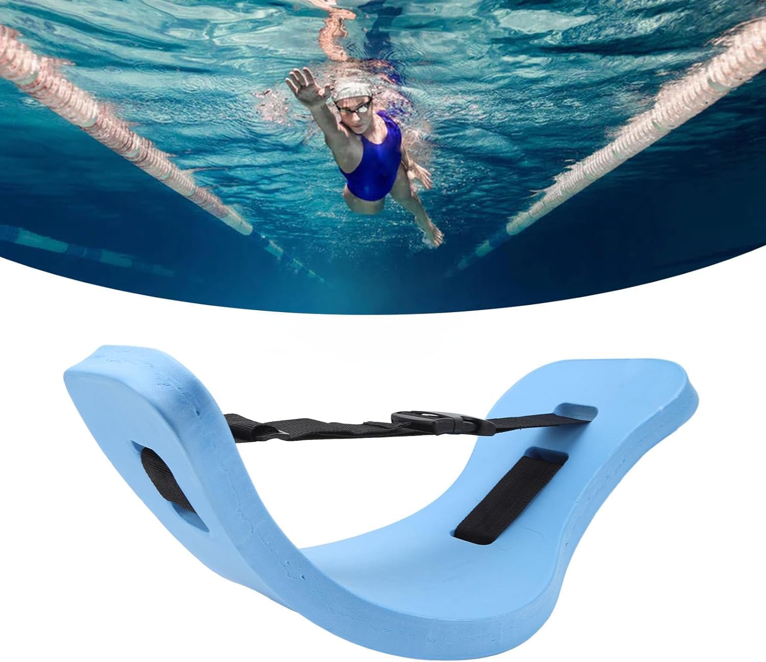 Swim Belt For Adults Swim Float Belt For Water Aerobics - EVA Foam ...