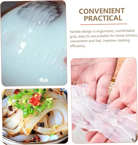 Miniatura 8 de Zerodeko Espátula de acero inoxidable, raspador de acero inoxidable, utensilios de cocina, ahorro de espacio, jalea de frijoles de acero inoxidable,