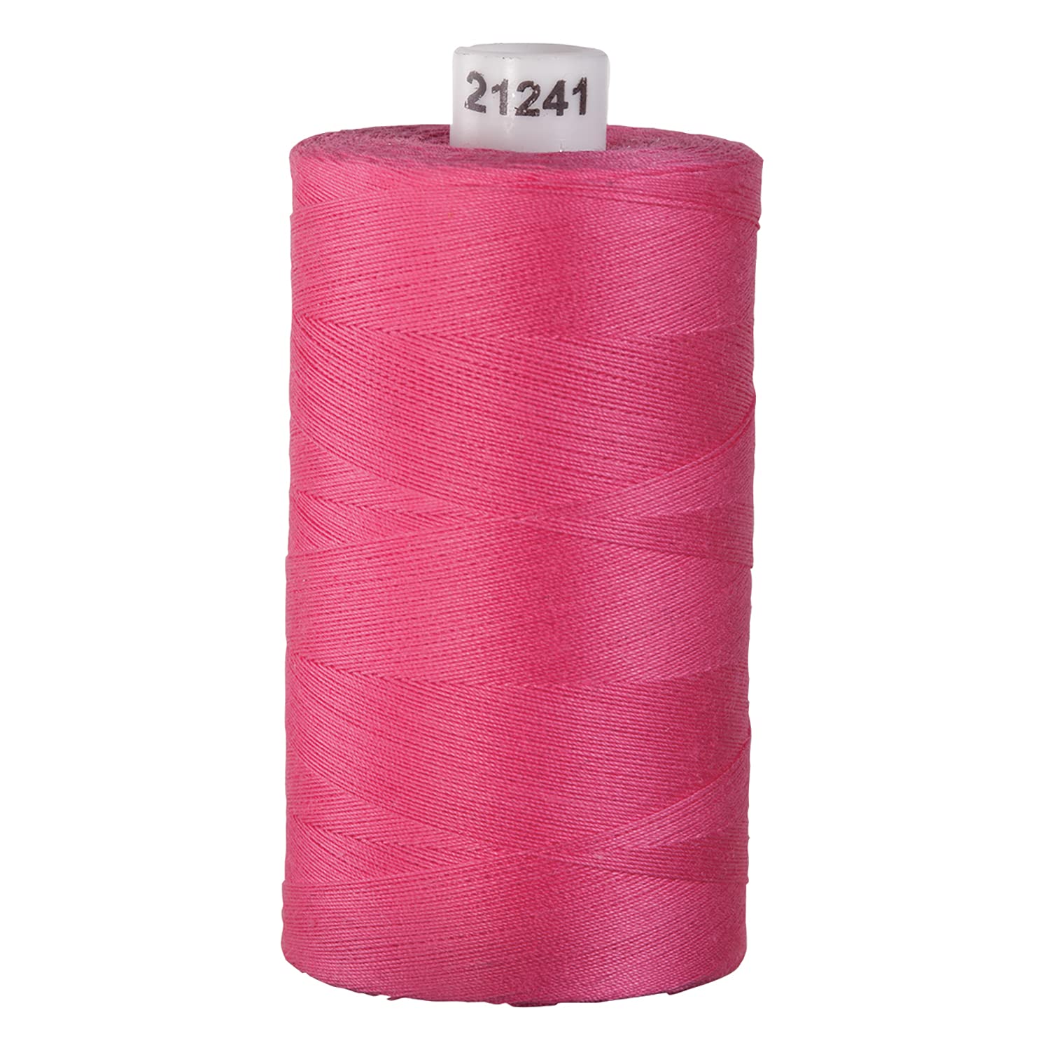 Hilo de algodón magenta Connecting Threads de 1200 yardas para máquina de coser y labores