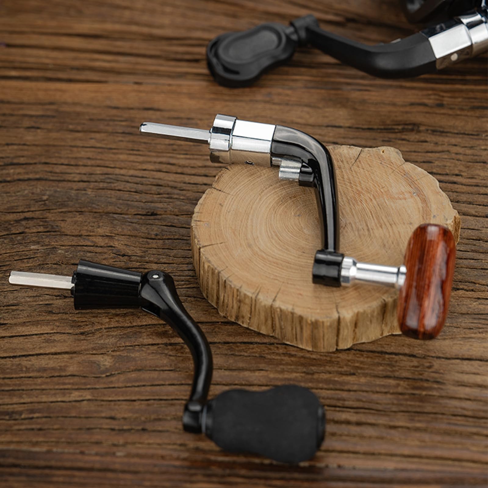 Manivelle rotative pour moulinet - Poignée de manivelle électrique - Accessoires de pêche
