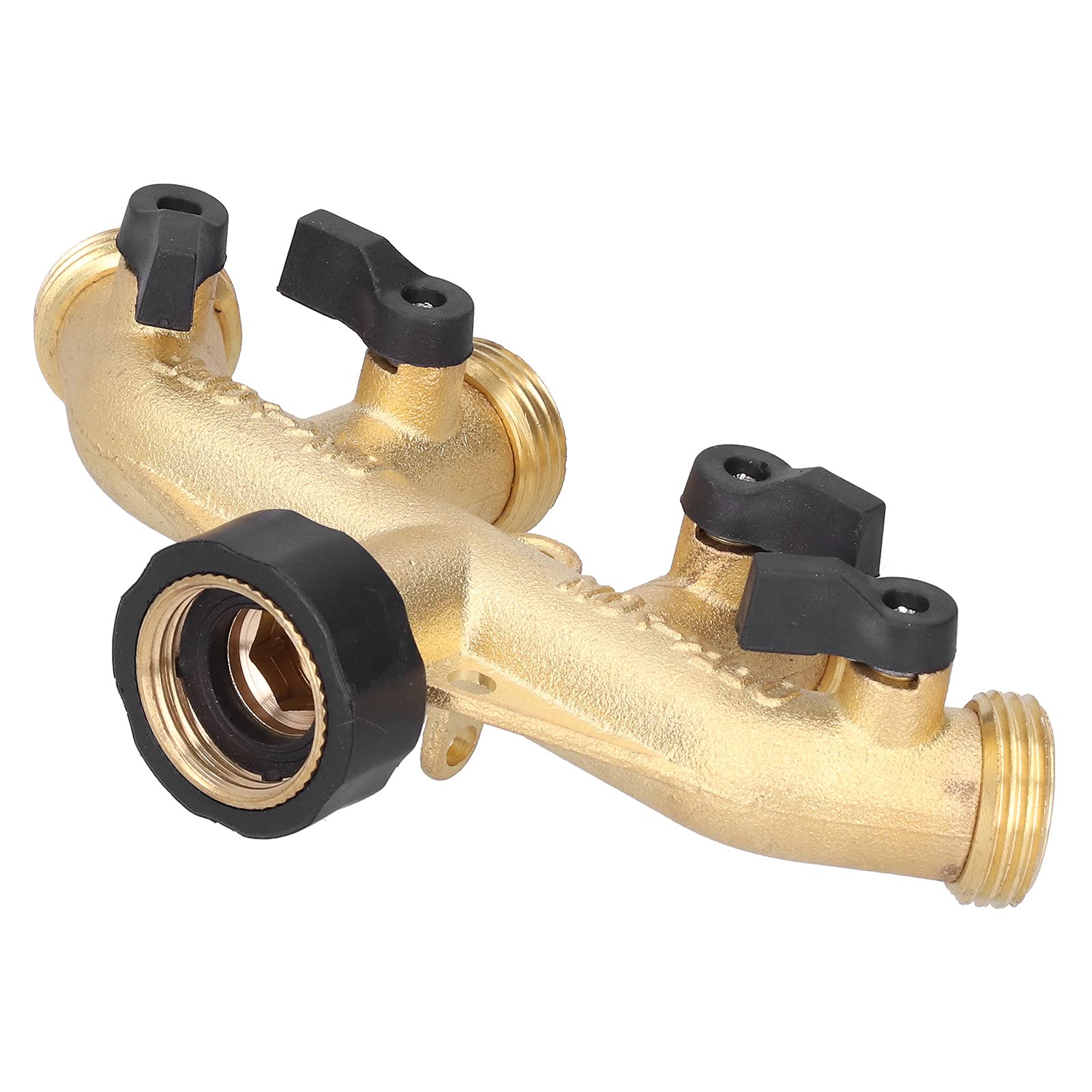 G3/4 Divisor de manguera de agua de 4 vías Adaptador de manguera de jardín Distribuidor de conector de riego para grifo