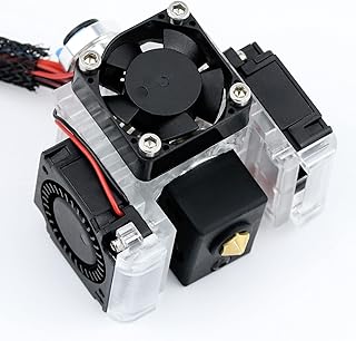 Haldis 3D V6 Hotend Kit, Upgrade All Metal V6 J-Head Bowden Extruder Hotend, Bi-Metal Heatbreak with 3 Cooling Fans(3010),Replacement Parts Hot End Kit for All 1.75mm E3D V6 Makerbot 3D Printer (12V)