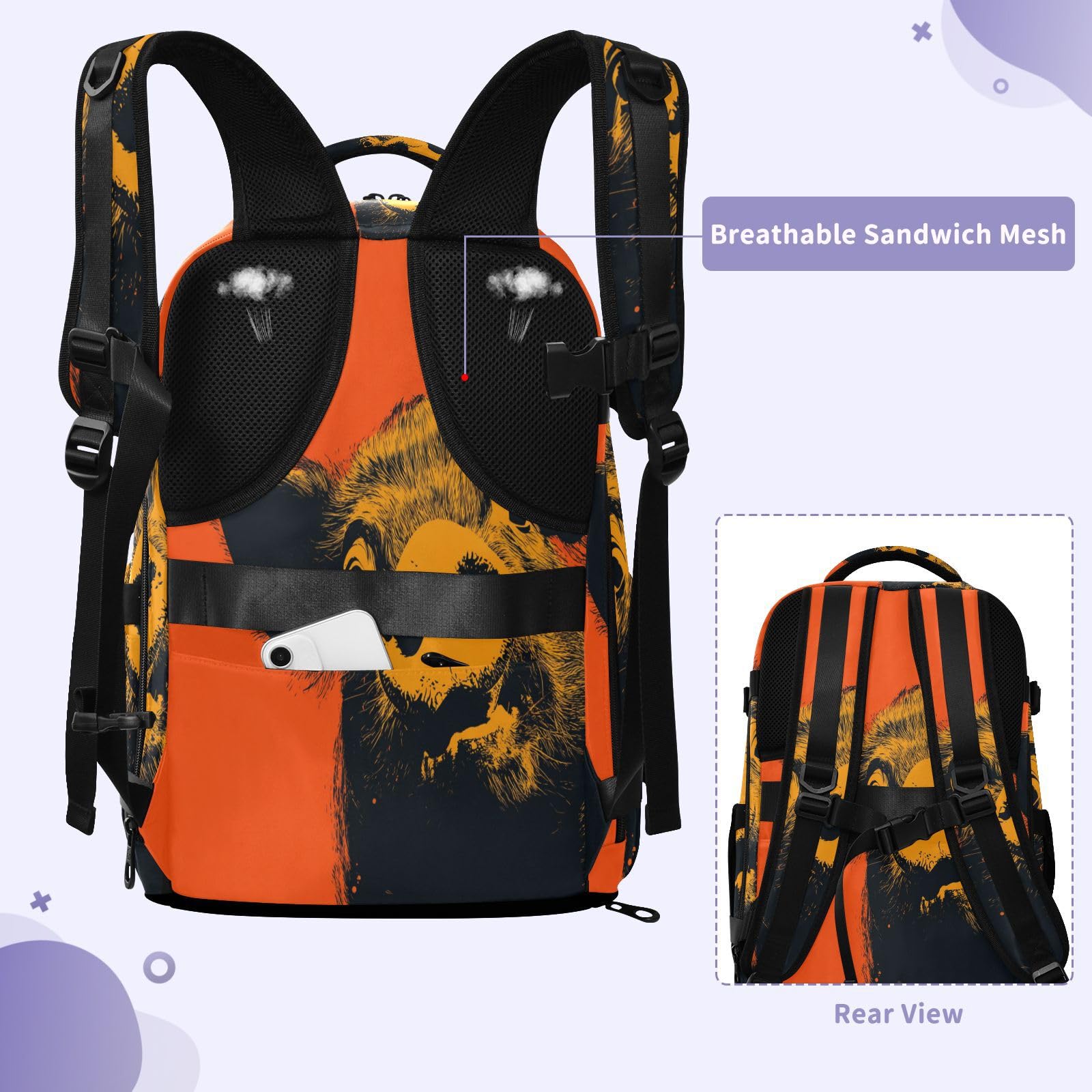 Osobisty plecak przedmiot osobisty torba podróżna do samolotów 20 l | Elegancka torba podróżna antykradzieżowa zabawna świnka niezbędnik podróżny do samolotów mochila de viaje para mujer 20 l