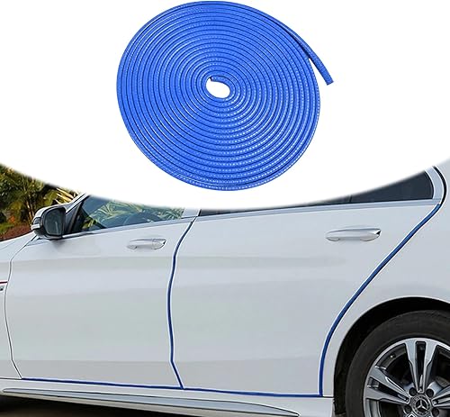 1 tira anticolisión para puerta de automóvil, sello antiarañazos de 32.8 pies, borde invisible de puerta de automóvil, protector universal de borde