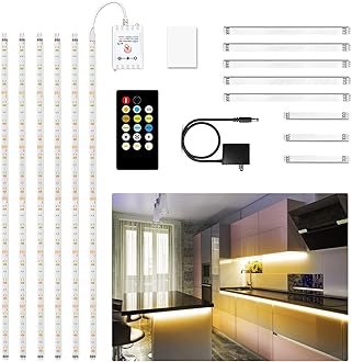 Led Under Cabinet Lighting Kit, Under Cabinet Lights for Kitchen 9.8ft