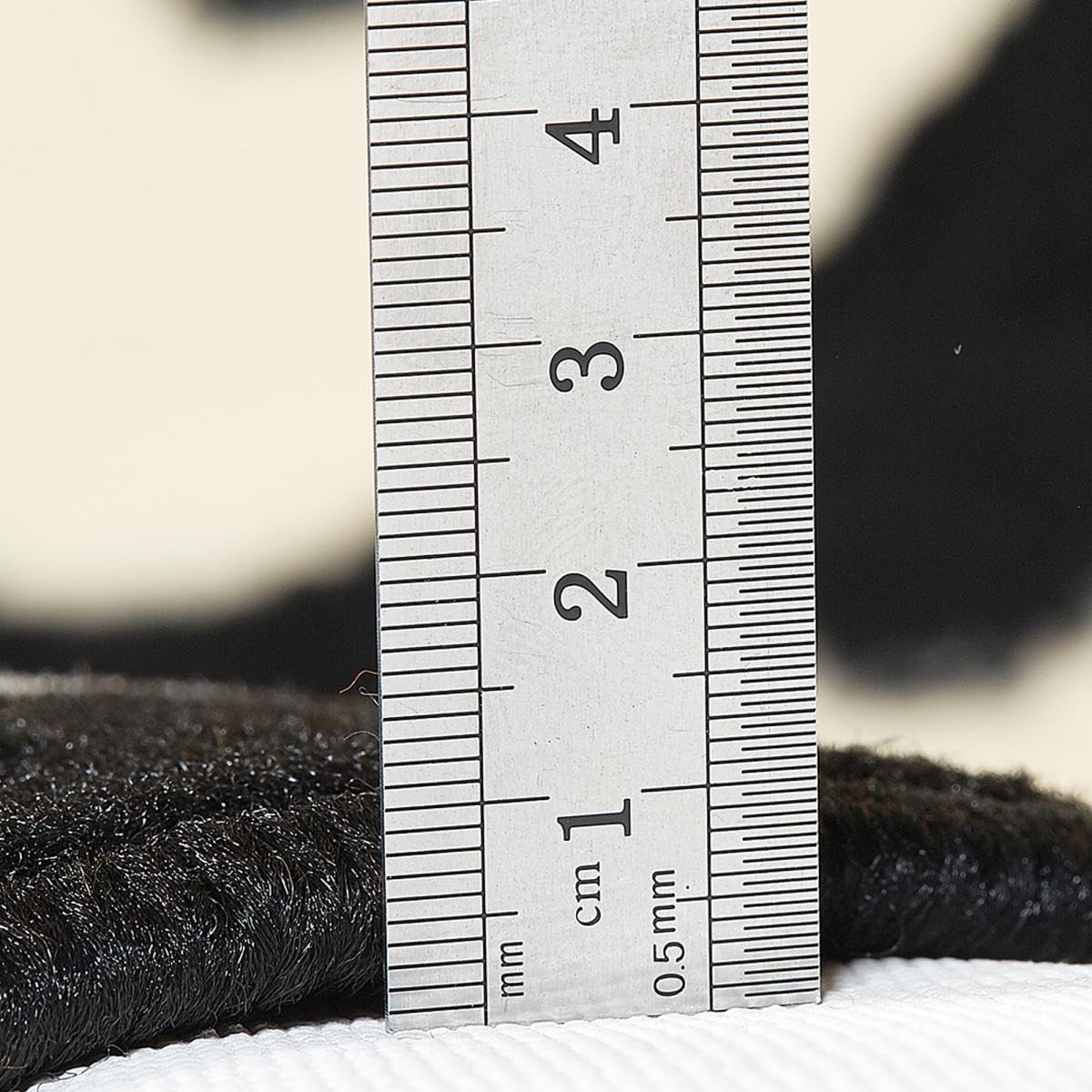 Unamourdetapis - Tappeto da salotto Zèbre, moderno, design nero, Polipropilene, nero, 240 x 330 cm