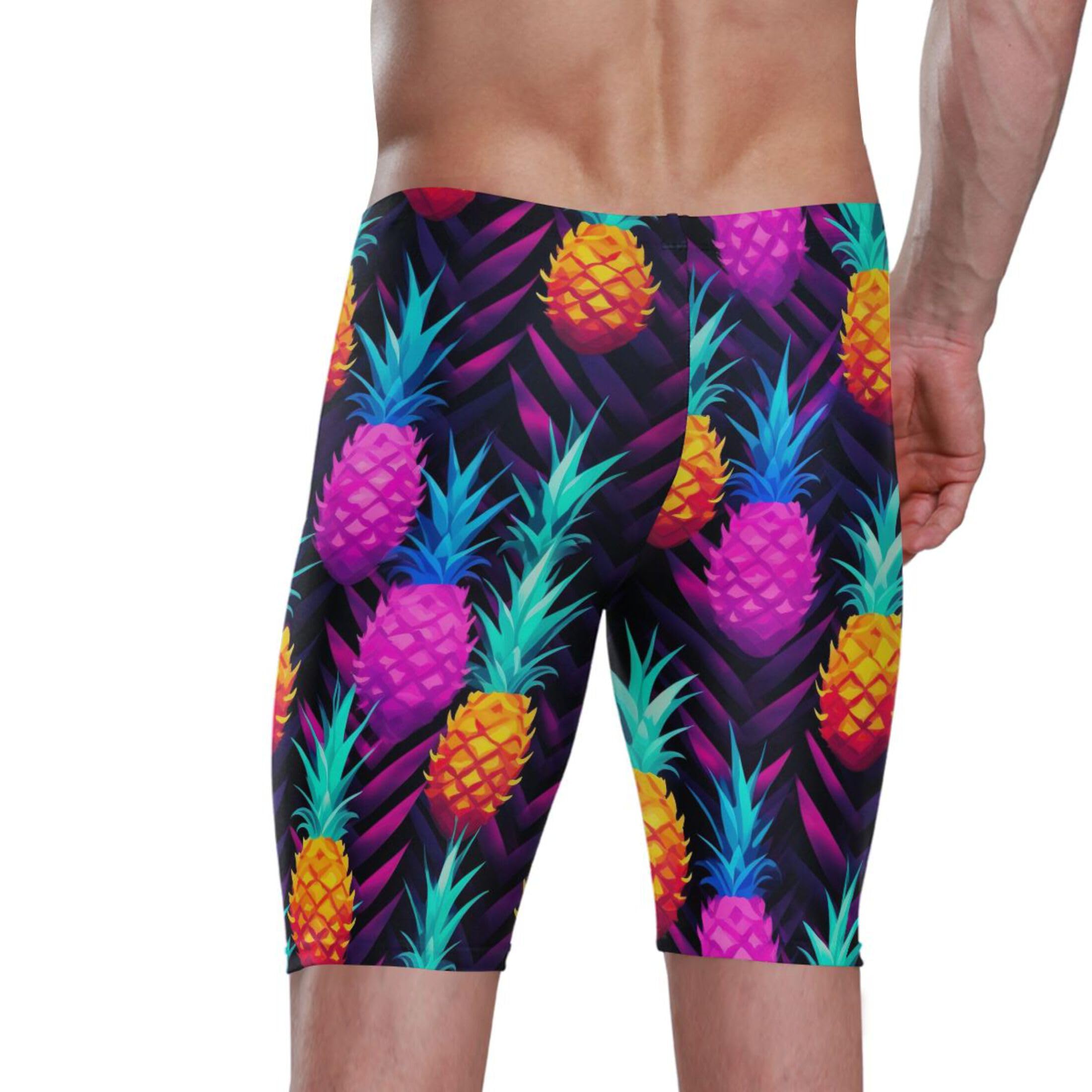 UMIRIKO Pineapple Fruit Men's Swim Jammers Swimsuit M B0401038