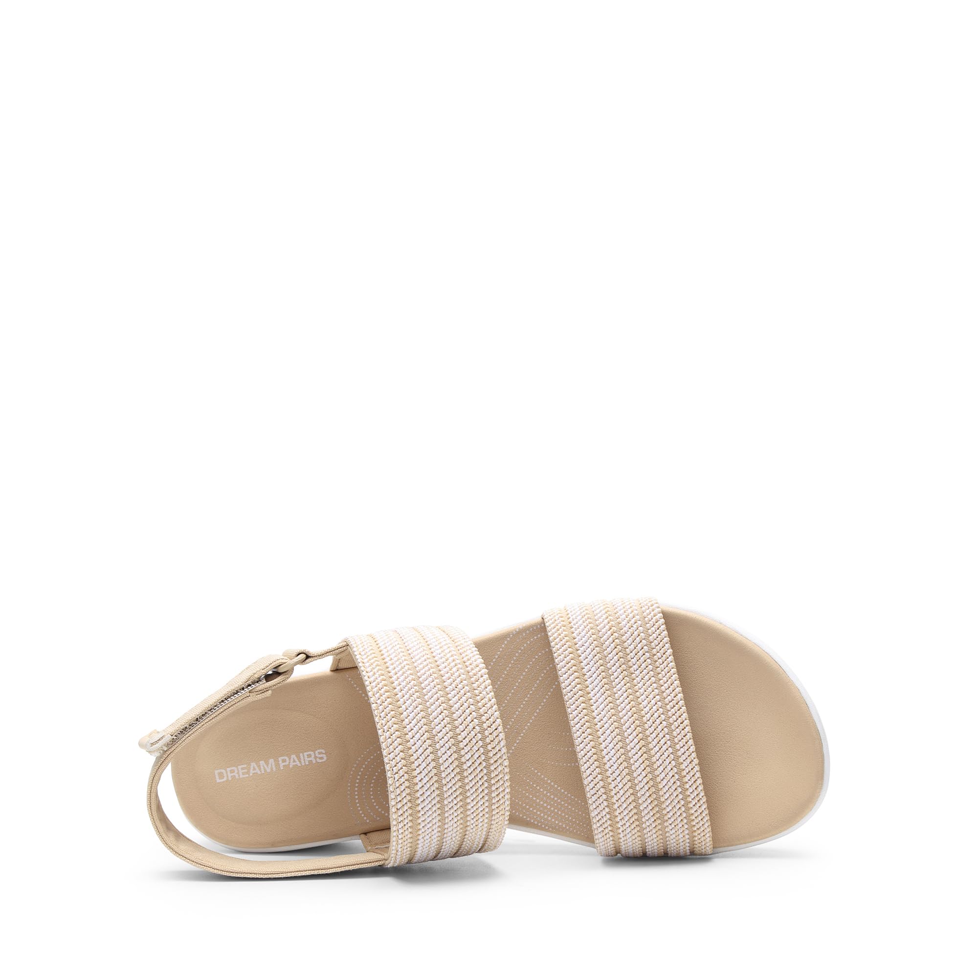 DREAM PAIRS Sandalias Deportivas Planos Mujer Zapatos de Tacón Cuña con Suela Ligera EVA Tranpirables para Paseo Playa Viaje