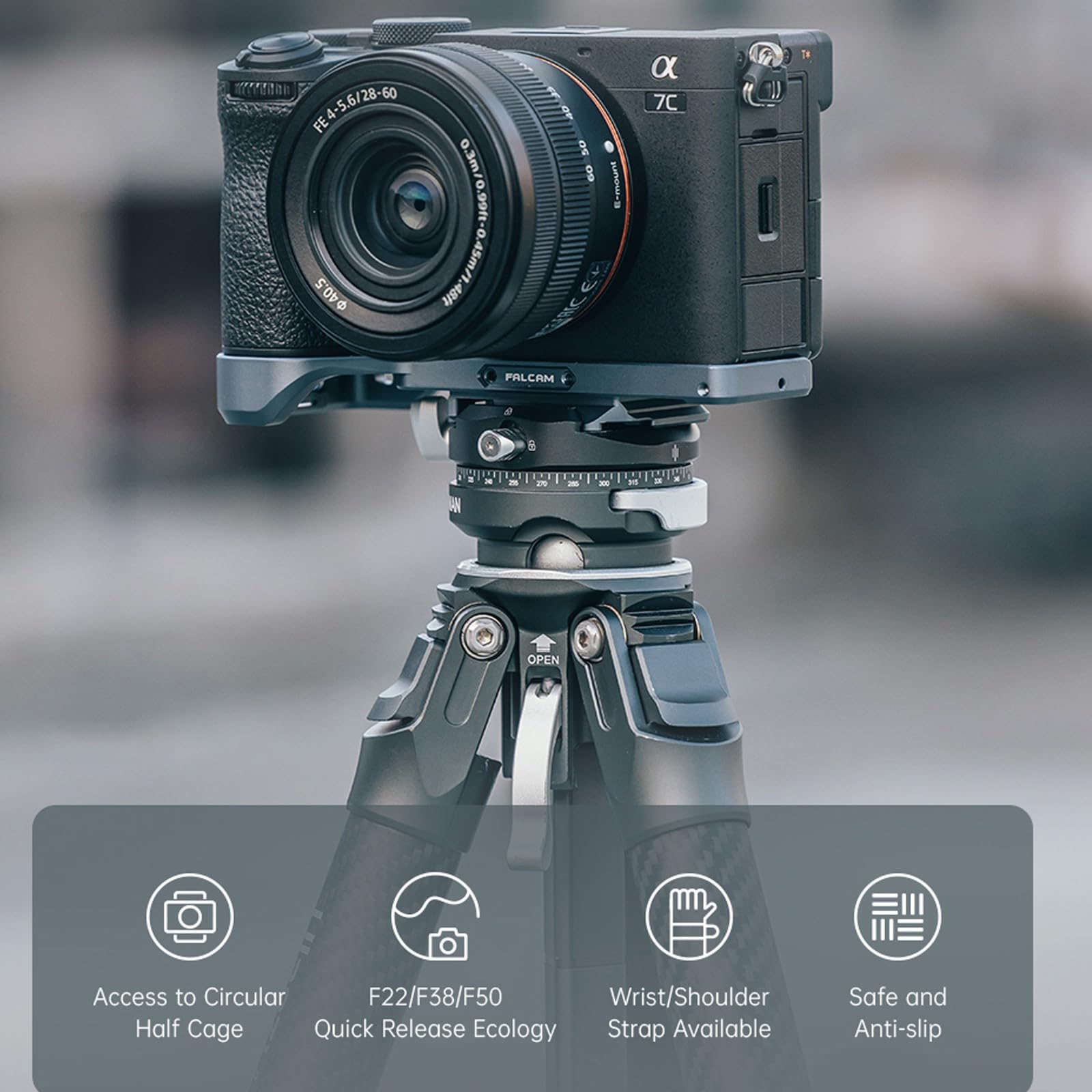 Amazon | FALCAM F22&F38&F50 クイックリリースボトムプレート ソニー
