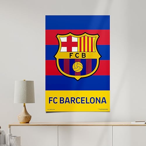 Miniatura 4 de Desert Cactus FC Barcelona - Póster de fútbol de fútbol de 24 x 36 pulgadas, decoración oficial para fanáticos (24 x 36 pulgadas, estilo I)
