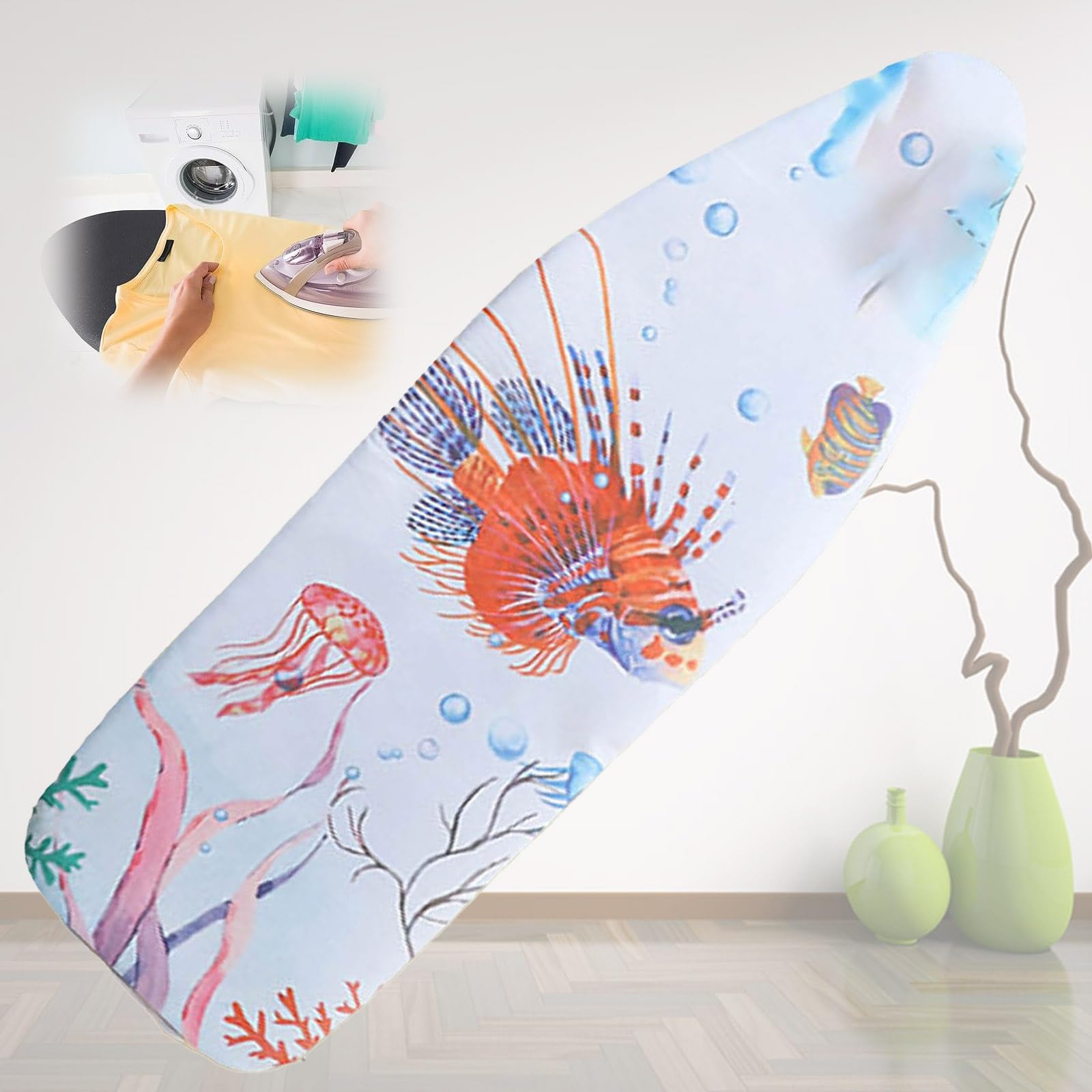 Wanyint Housse De Planche à Repasser à Imprimé Mignon - Rembourrage