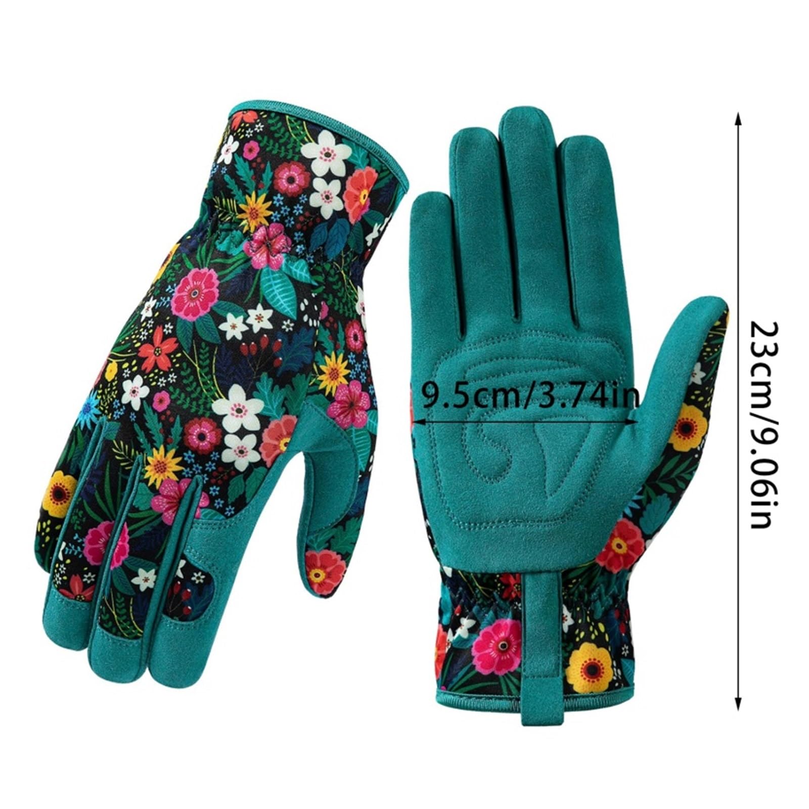 Guantes de jardinería, Guantes de jardinería for mujer, for podar rosas, excavar, plantar, multicolor(Onecolor)