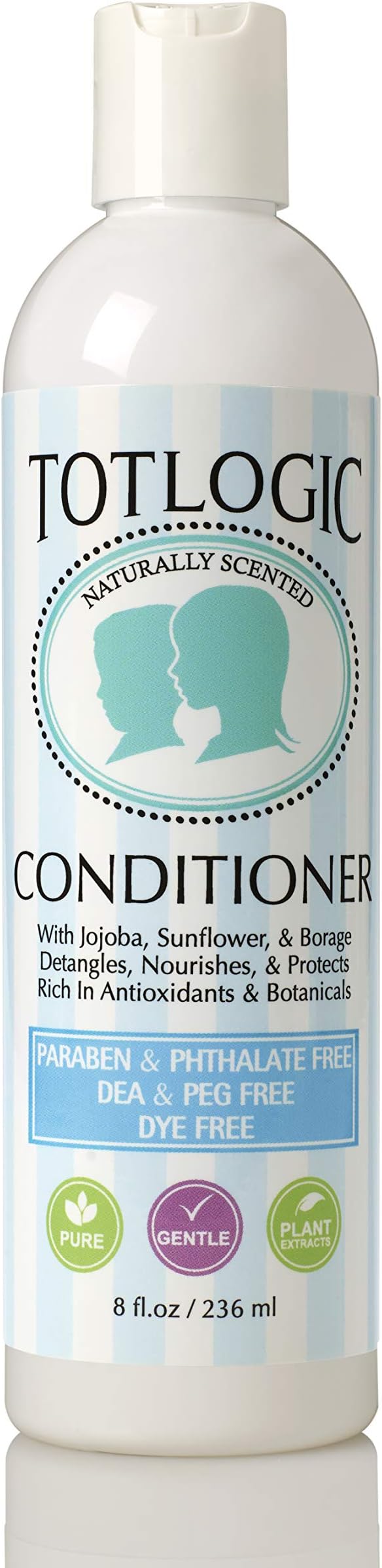 TotLogic Conditioner - 8 oz, No Phthalates, No Parabens (Original Scent)