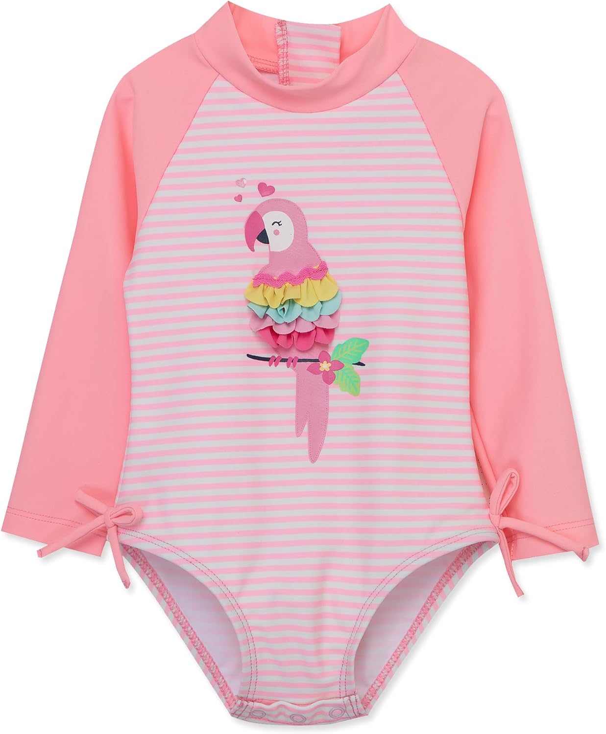 Little Me Clothes for Baby Girls’ Full Coverage Rash Guard, 6 Months – 4 Toddler Little Me Clothes for Baby Girls’ Full Coverage Rash Guard, 6 Months – 4 Toddler