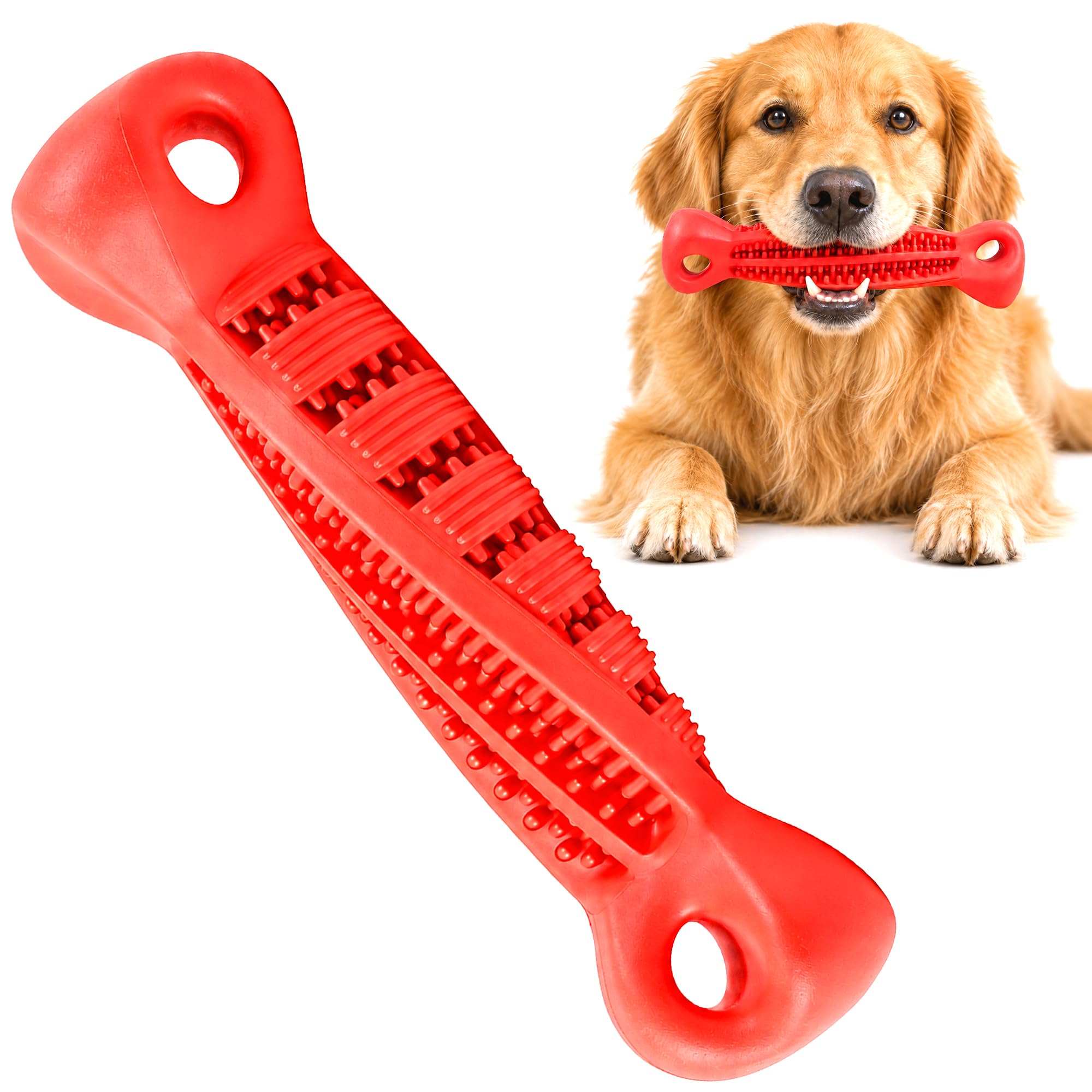 Twist-Bone Dog Chew Toy for Large Dogs, Dental Toy to Clean Teeth