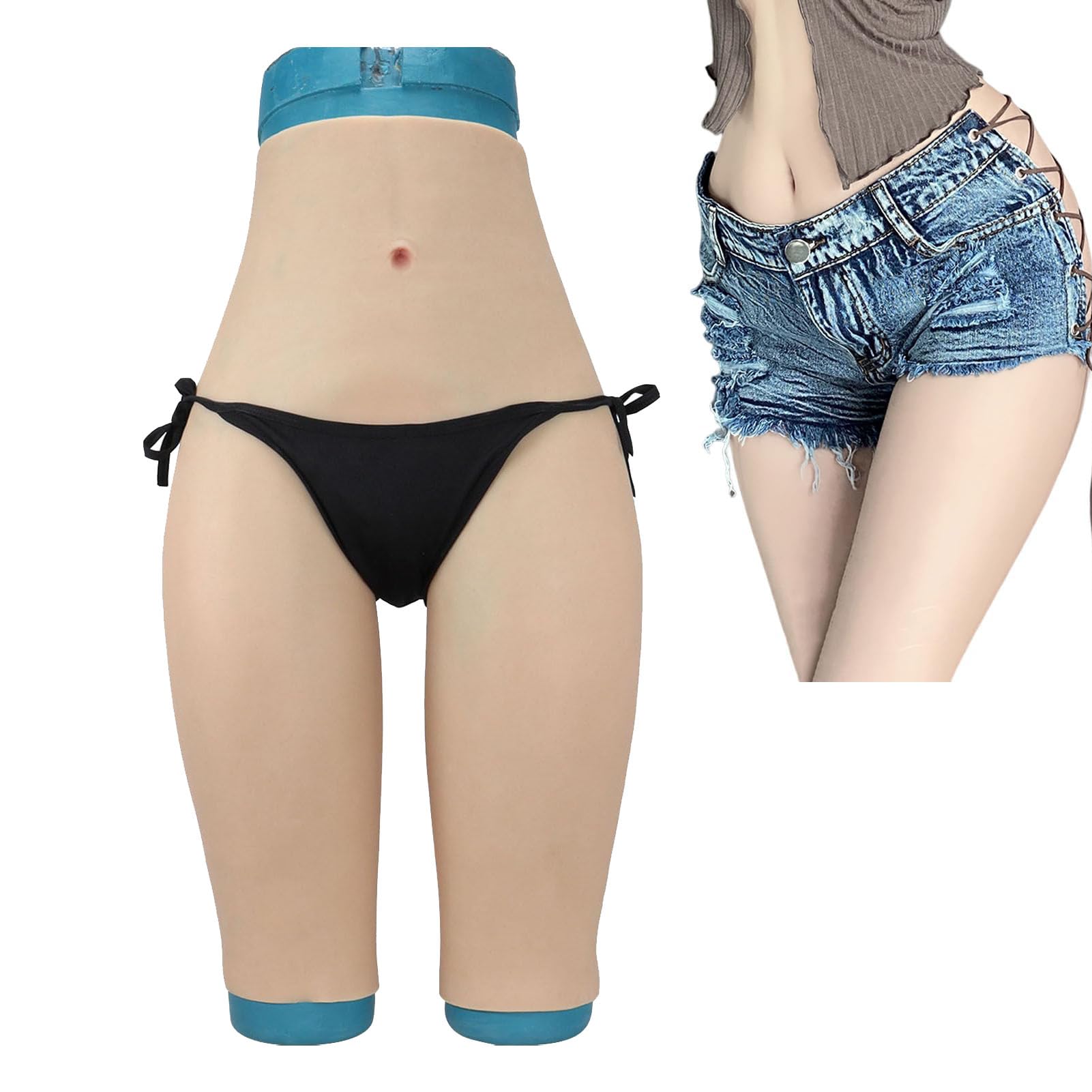 Crossdressing Culotte en Silicone Lifting des Fesses Culotte Taille Haute Culotte Push-Up Réaliste pour Femmes Drag Queen