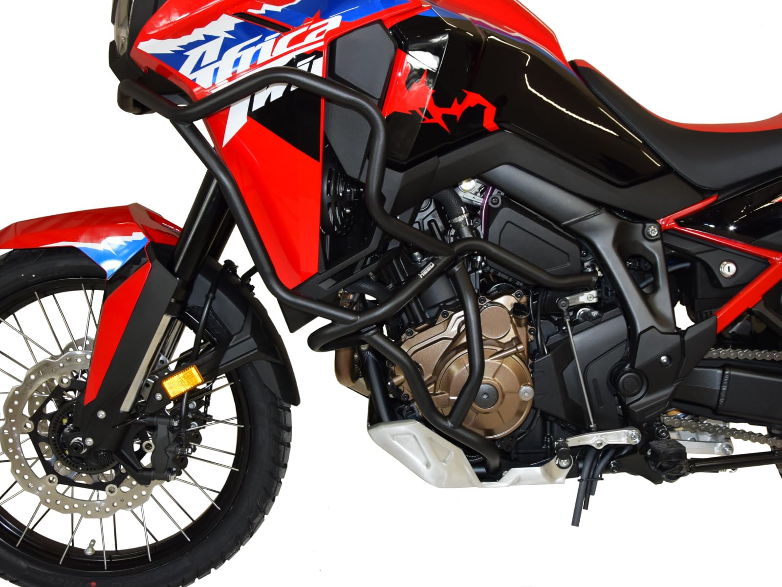 Defensa protector de motor Heed CRF 1100 Africa Twin (2024 -) - superior e inferior, negro