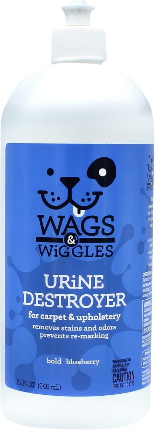 Wags & Wiggles Pet Stain & Odor Solutions Remove Pet Stains & Odors From Carpets & Rugs 946ml