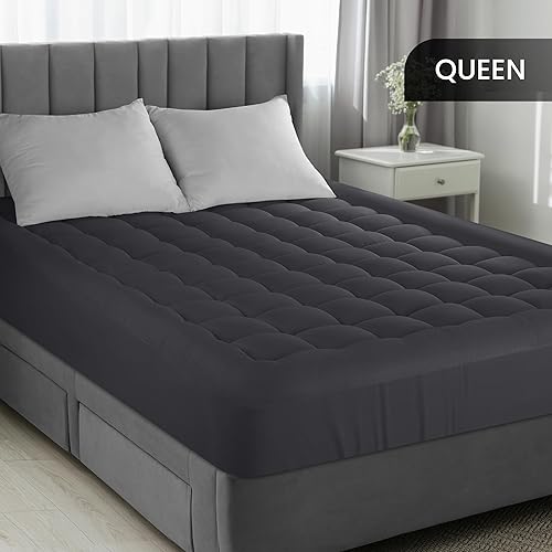 Miniatura 21 de Utopia Bedding Protector de colchón tamaño King, protector de colchón acolchado de alta calidad, funda de bolsillo profundo que se estira hasta 16