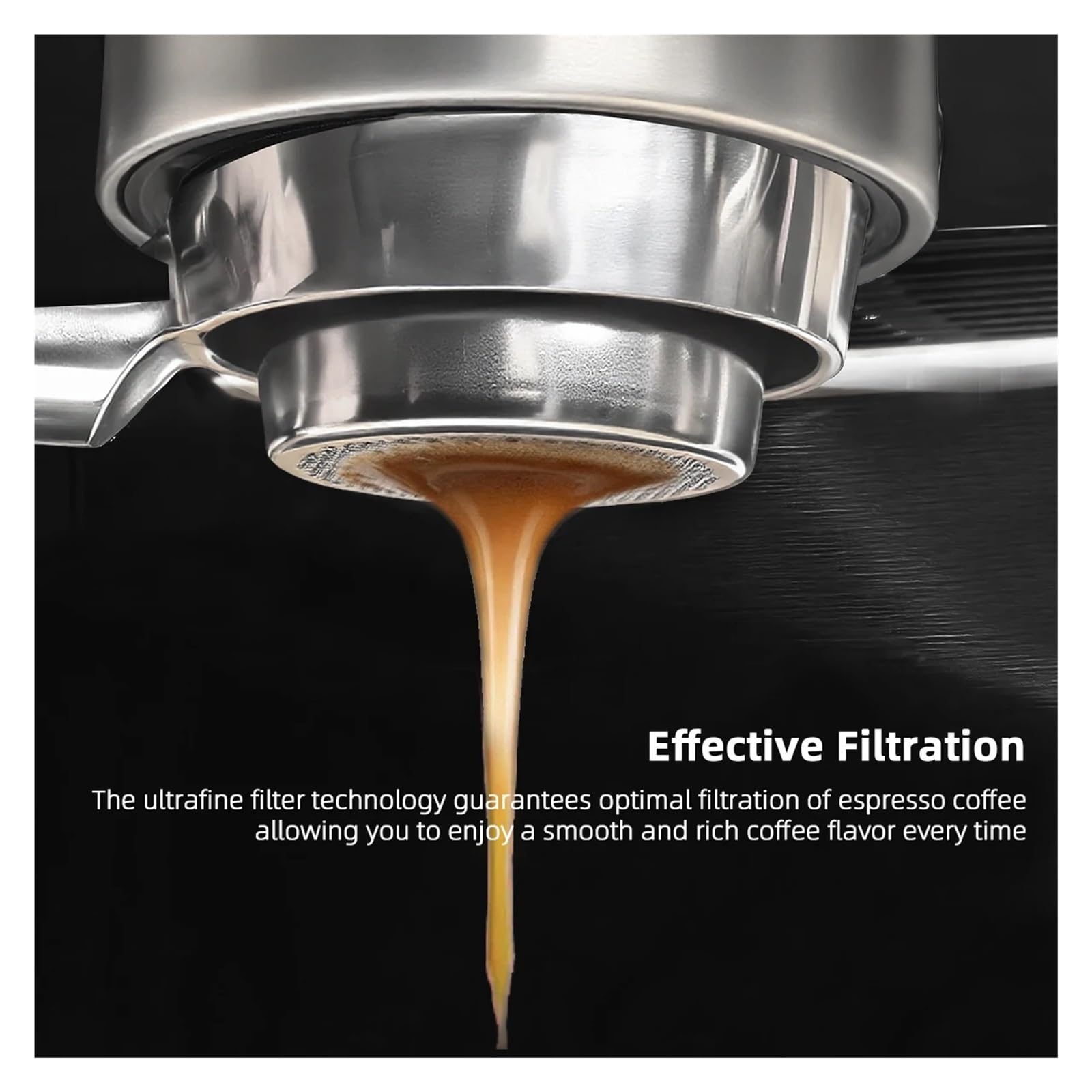 Cestino da caffè in acciaio inossidabile da 4 tazze da 58 mm